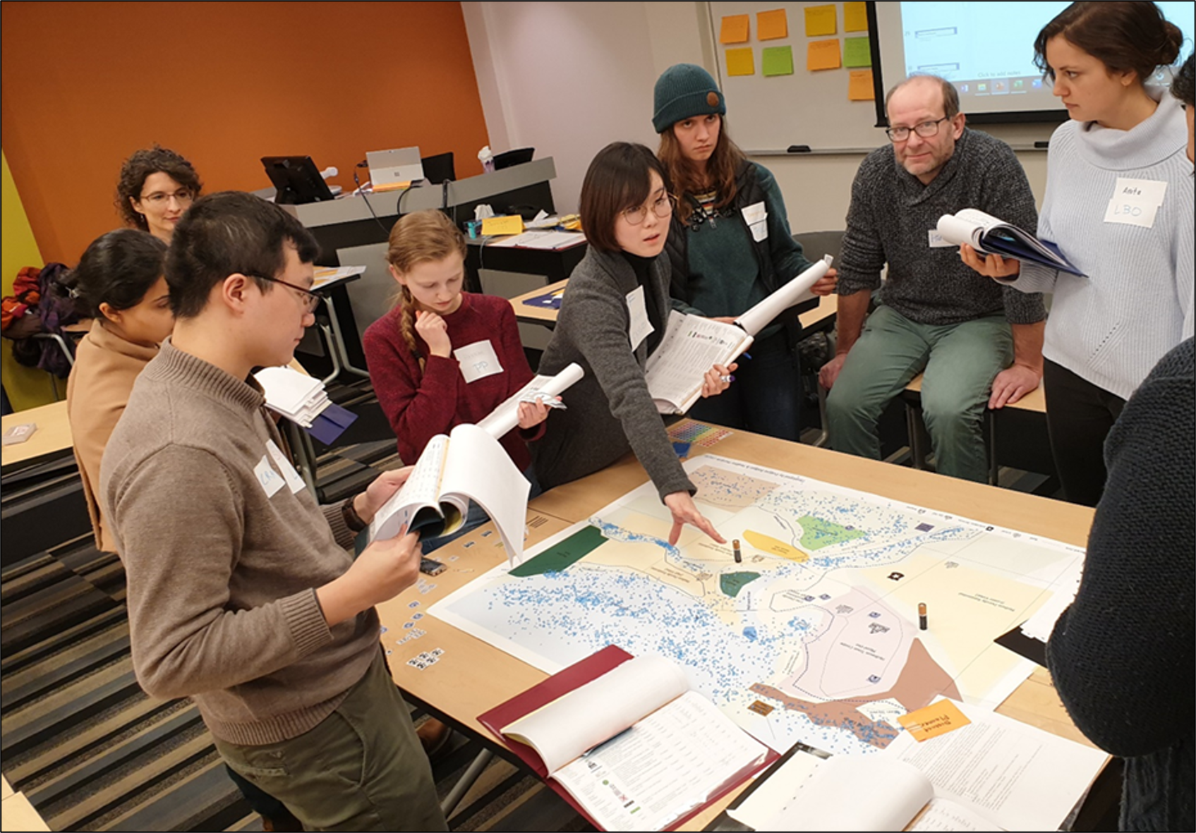 People playing Flood Resilience Game