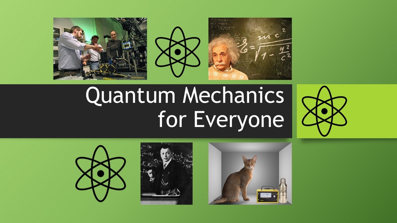 Banner for Quantum Mechanics course