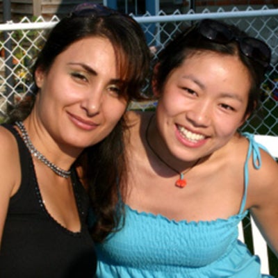 Two of the female guests at BBQ 2005