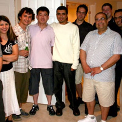 All attendees at BBQ 2008