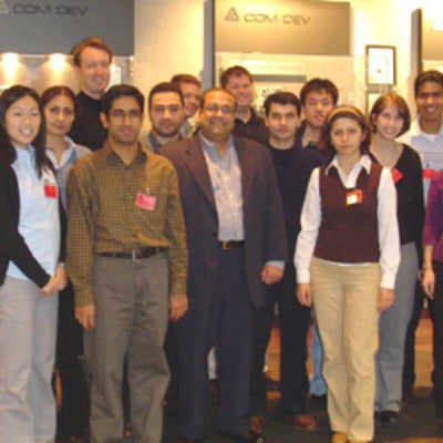 Group photo at COM DEV International November 2003