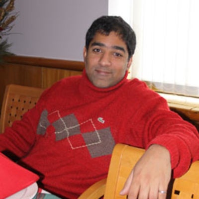 Neil Sarkar at Christmas lunch 2010