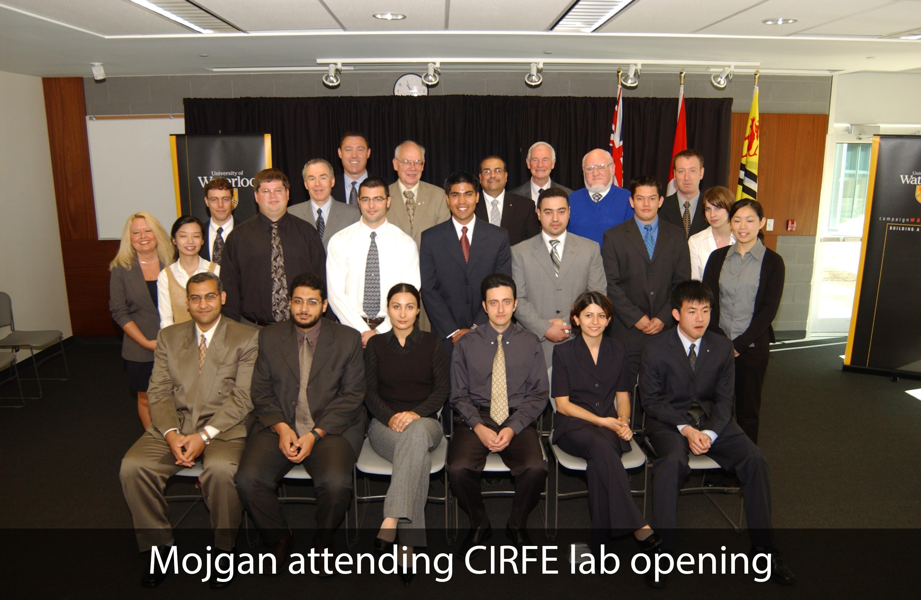 Mojgan attending CIRFE lab opening