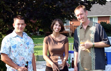 Bill Jolley and 2 other attendees at BBQ 2005