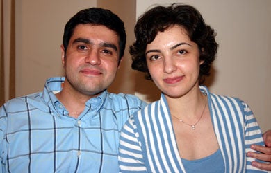 Sormeh Setoodeh and her partner at BBQ 2008
