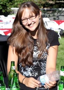 Female guest at BBQ 2010