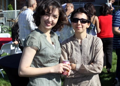 Sormeh Setoodeh and Sara Attar at BBQ 2010