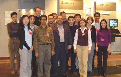 Group photo at COM DEV International November 2003