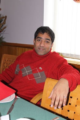Neil Sarkar at Christmas lunch 2010