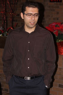 Arash Fomani at Christmas lunch 2010