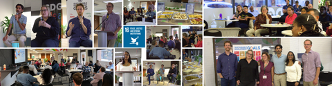 A montage of photos from the SDG 16 Peace and Good Governance event