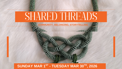 green beaded necklace