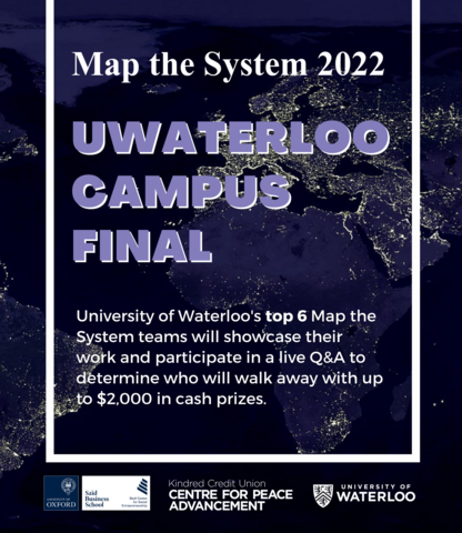 Map the System 2022 UWaterloo Campus Final April 7, 2022