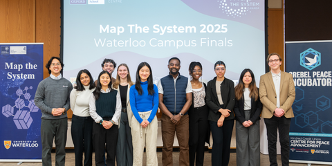 picture of all campus finals participants on stage