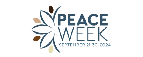 Peace Week 2024 Logo and dates 12-30 September