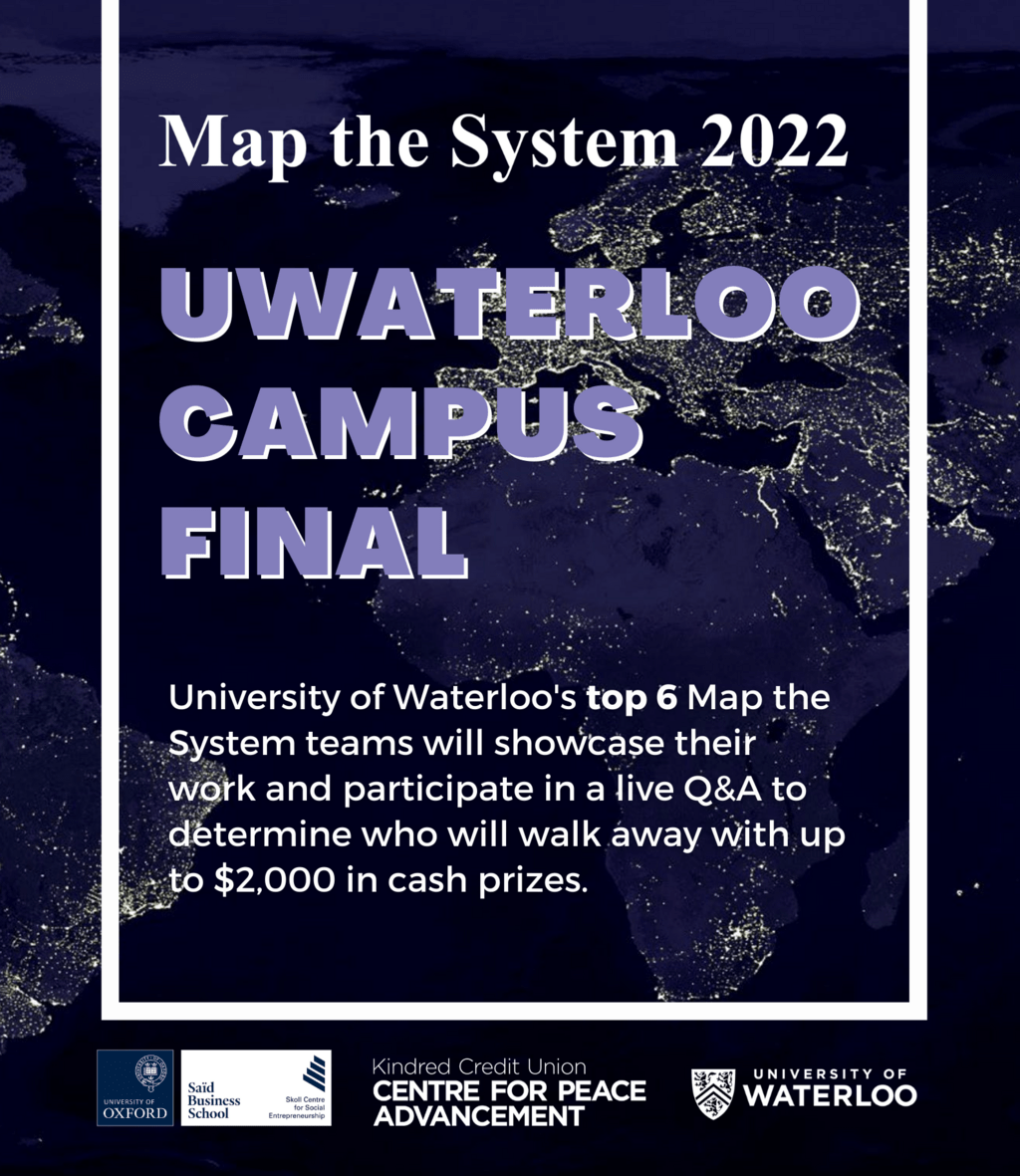 Map the System 2022 UWaterloo Campus Final April 7, 2022