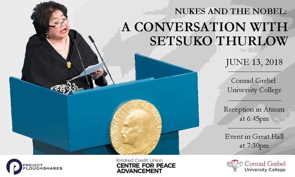Nukes and the Nobel: A Conversation with Setsuko Thurlow