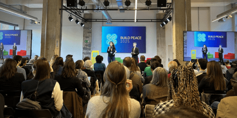 people sitting in a conference