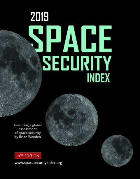 Cover of the Space Security Index, 2019 Edition 