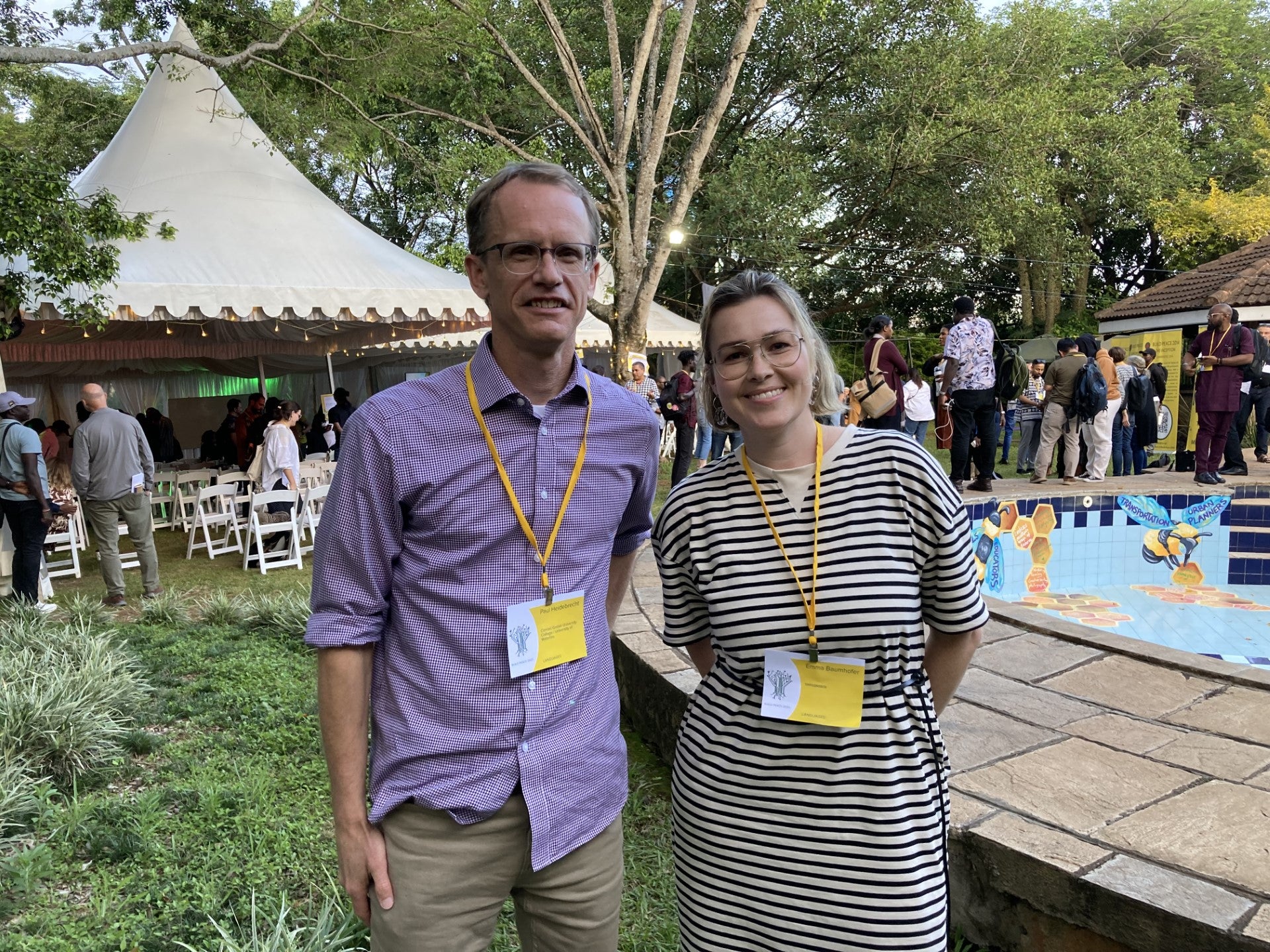 Paul and Emma Baumhofer in Nairobi