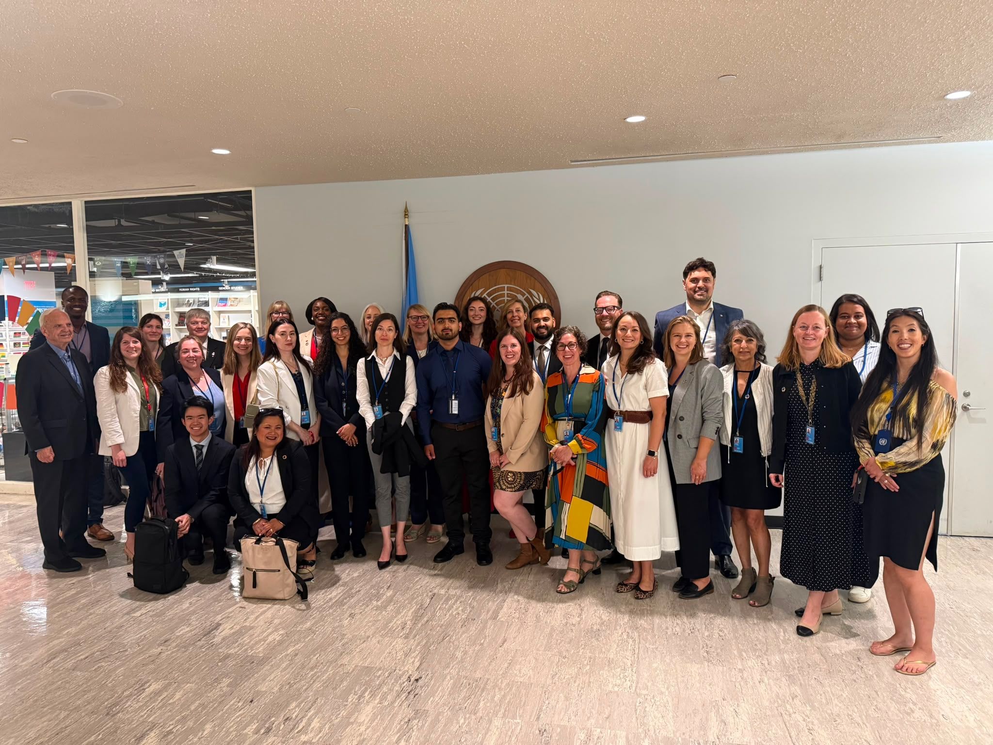 Canadian delegates at HLPF 2026