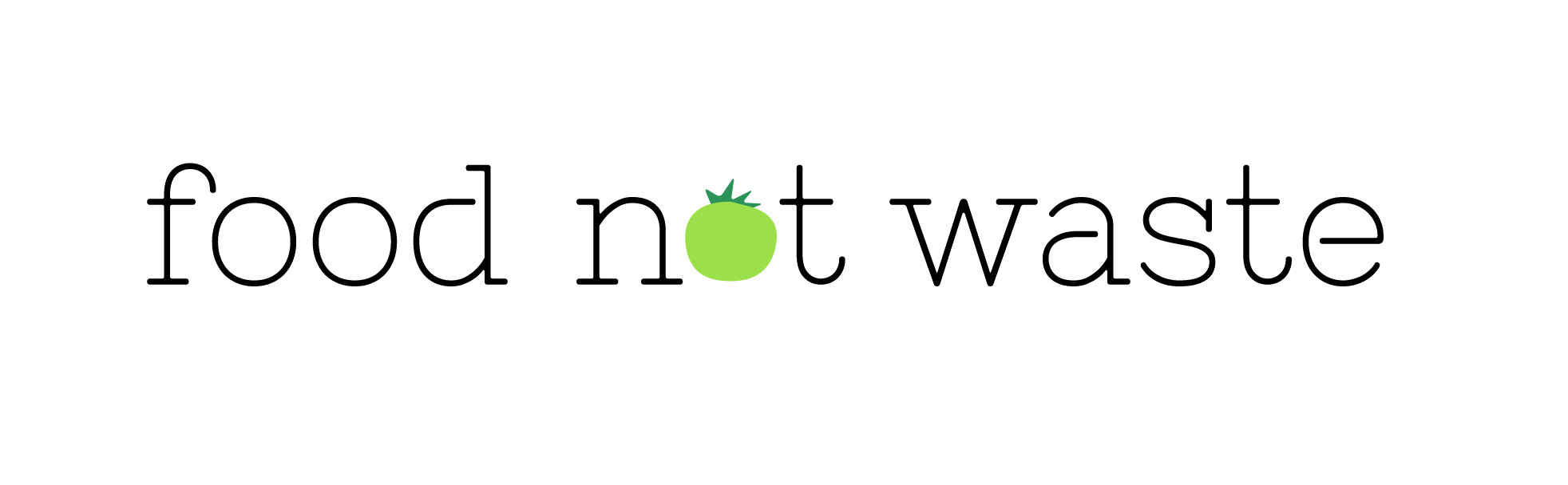 Food not Waste logo.