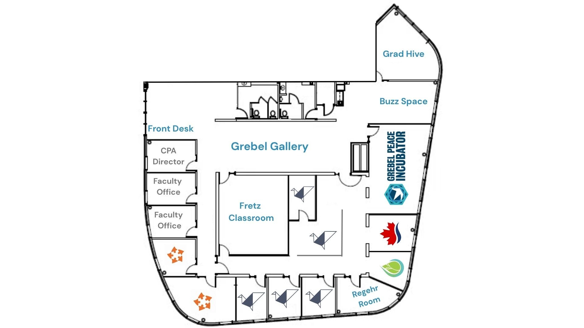 CPA floor map