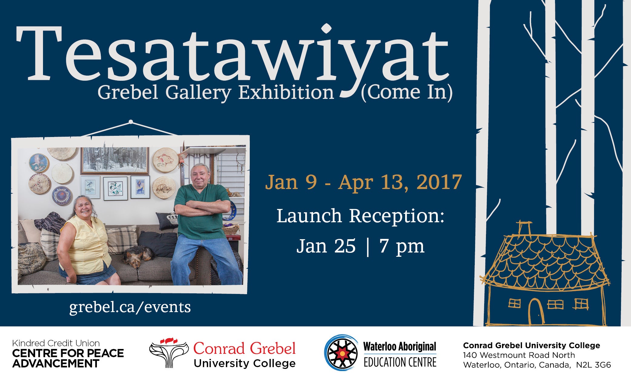 Tesatawiyat Gallery Launch poster