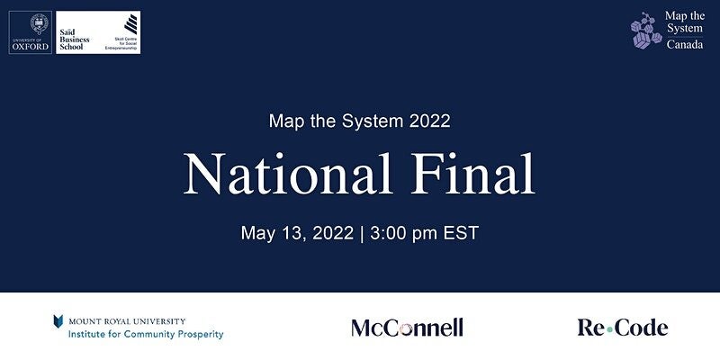 Map the System Canadian Final poster