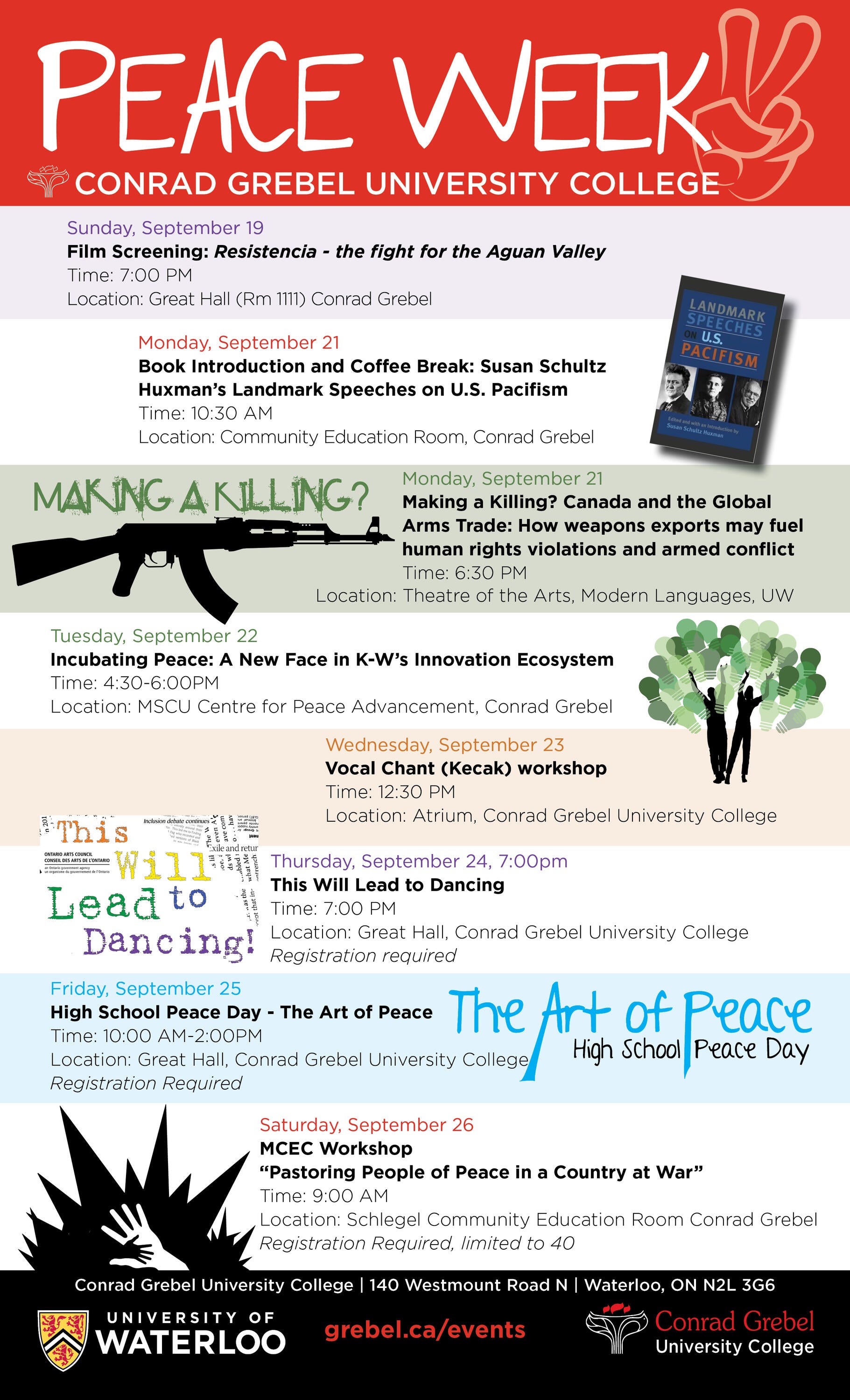 Peace Week 2015 poster