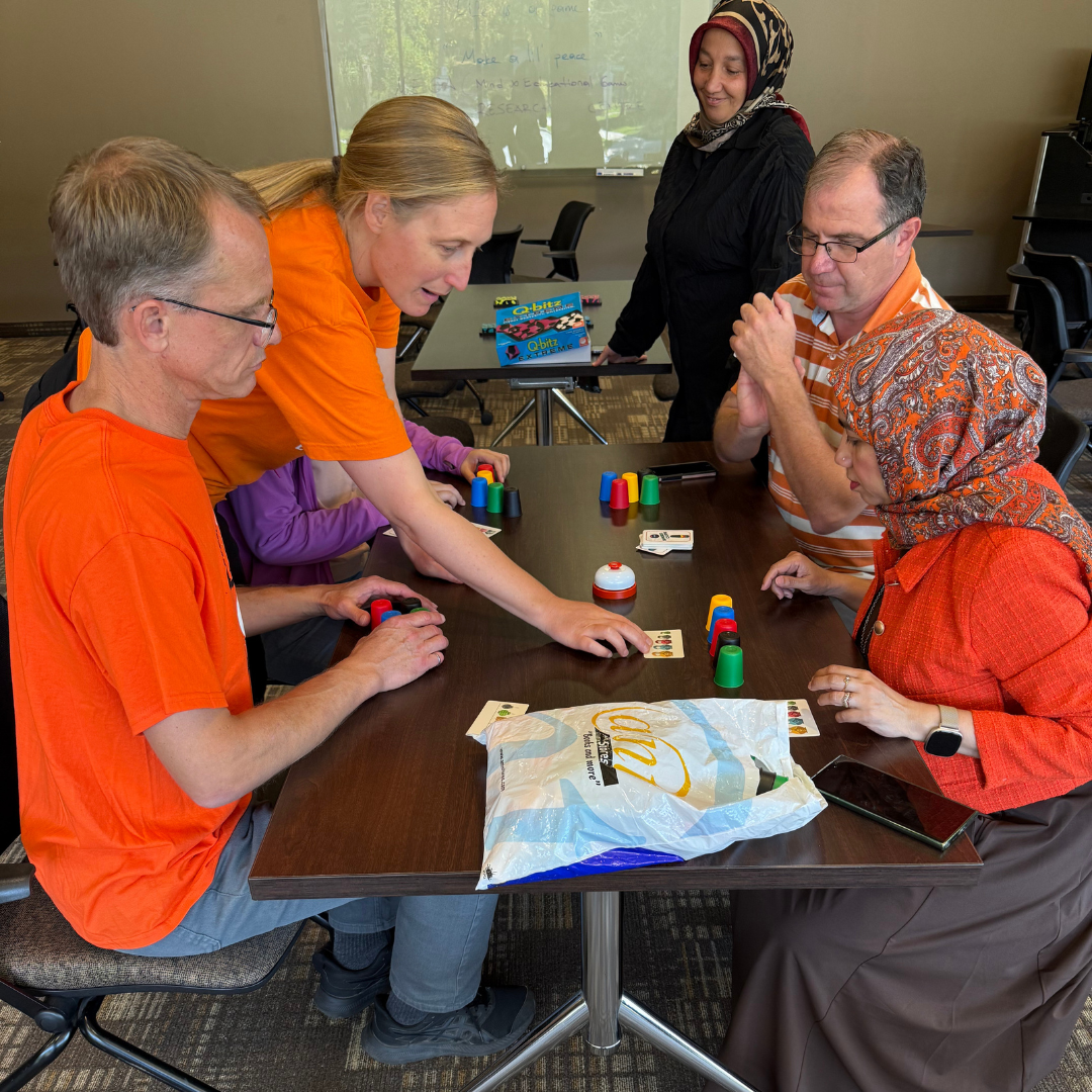 People playing games