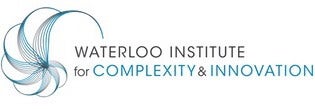 Waterloo institute for complexity and innovation logo featuring a circular abstract line design