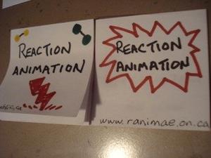 Cover pages of ‘Reaction Animation’.