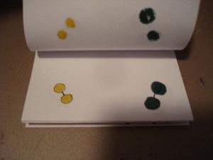 Stage of chemical reaction between two molecules drawn - 1.