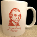 Mug with drawing of Joseph Priestly.