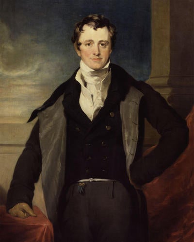 a portrait of Sir Humphry Davy