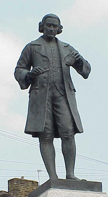 A statue of Priestley