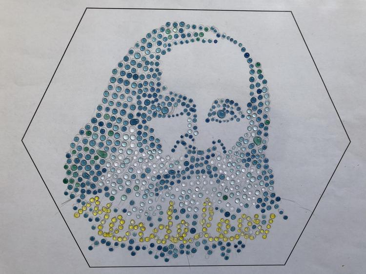A Mendeleev droplet image created to celebrate the International Year of the Periodic Table.