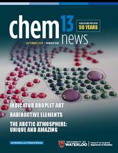 September 2019 front cover of Chem 13 News
