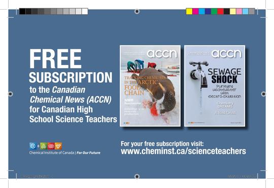 ad for a free subscriptions to ACCN for high school teachers 