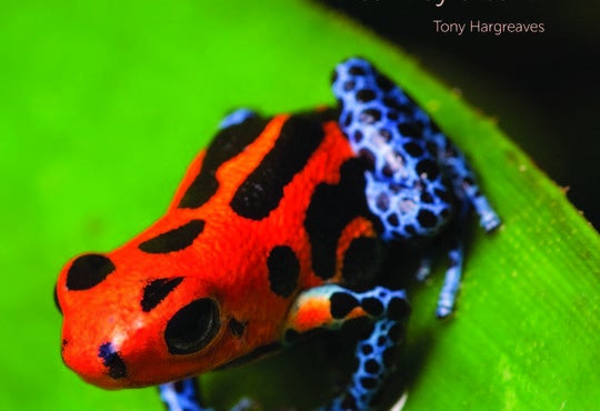 Poison and poisoning book cover with a little orange frog with black spots 