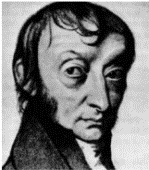 Drawing of Amadeo Avogadro.