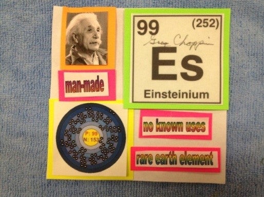 Einsteinium tile.