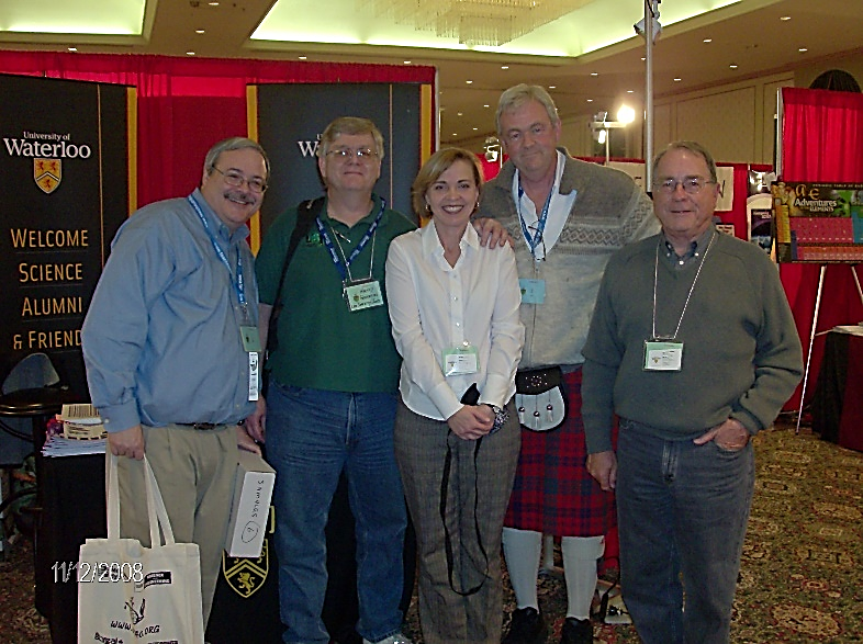 photo of Harvey Gendreau, Jeff Hepburn, Jean Hein, Jim Ross and Lew Brubacher