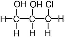 Structure of 3-chloro-1,2-propanediol