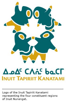 Logo of the Inuit TapiriitKanatami representing thefour constituent regions ofInuit Nunangat