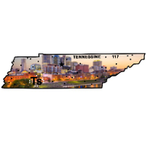 Tennessine element design showing buildings in Tennessee