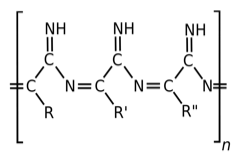 A polymeric component of tholins. 