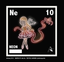 neon element tile