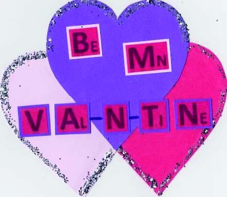 Chemical Valentine which says Be Mn V Al N Ti Ne